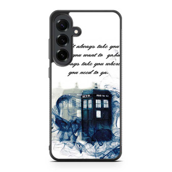 Tardis doctor who Quotes Samsung Galaxy S25 FE Case