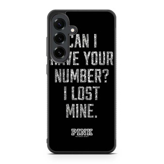 Victoria's Secret Pink Quotes Samsung Galaxy S25 FE Case Victoria's Secret Pink Quotes Samsung Galaxy S25 FE Case