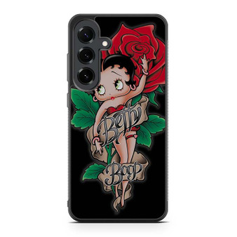 Betty Boop Red Rose Samsung Galaxy S25 FE Case