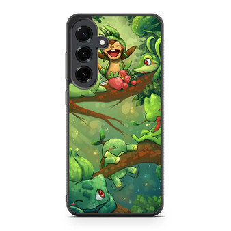Pokemon Grass Samsung Galaxy S25 FE Case