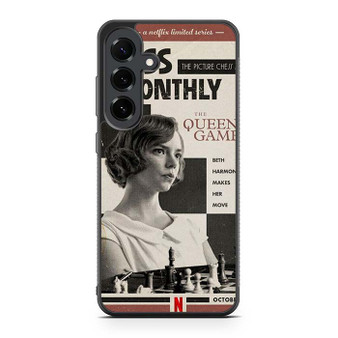 The Queens Gambit Chess Monthly Samsung Galaxy S25 FE Case