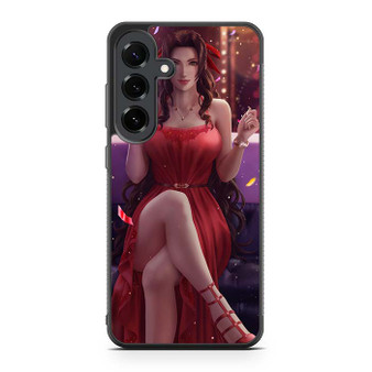 Final Fantasy VII Remake Aerith art Samsung Galaxy S25 FE Case