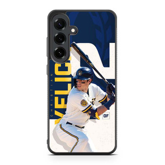 Milwaukee Brewers Yelich Samsung Galaxy S25 FE Case