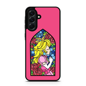 Princess peach stained glass Samsung Galaxy A56 Case