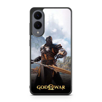 God of War Golden Kratos Spear Samsung Galaxy S25 Edge Case
