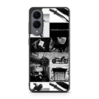 Bucky became winter soldier Samsung Galaxy S25 Edge Case