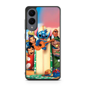 Lilo And Stitch Family Samsung Galaxy S25 Edge Case