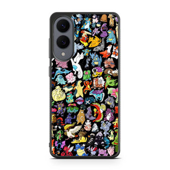 Pokemon collage 1 Samsung Galaxy S25 Edge Case