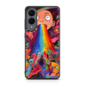 Psychedelic Rick and Morty Samsung Galaxy S25 Edge Case