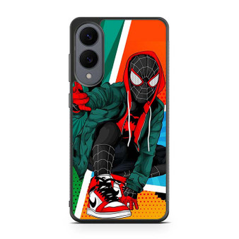 Spiderman Miles Morales Art Style Samsung Galaxy S25 Edge Case