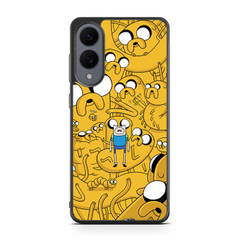 Adventure Time Jake Collage Samsung Galaxy S25 Edge Case