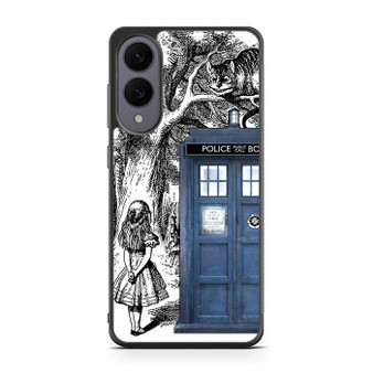alice tardis sketch Samsung Galaxy S25 Edge Case
