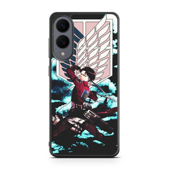 Attack on the Titan Captain Levi 2 Samsung Galaxy S25 Edge Case