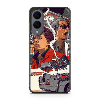 Back to the Future Cover Samsung Galaxy S25 Edge Case