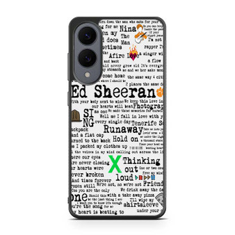 Ed Sheeran Quotes 1 Samsung Galaxy S25 Edge Case