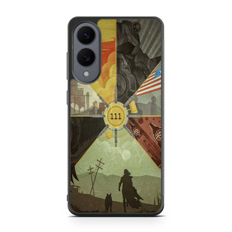 Fallout 4 Collage Arts Samsung Galaxy S25 Edge Case