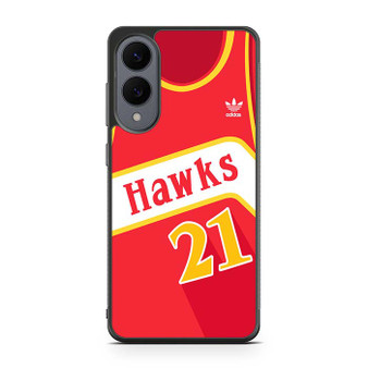 hawks basketball jersey Samsung Galaxy S25 Edge Case