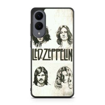 Led Zeppelin Poster art Samsung Galaxy S25 Edge Case