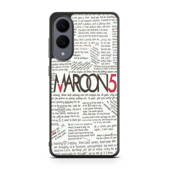 Marron 5 Lyrics Samsung Galaxy S25 Edge Case
