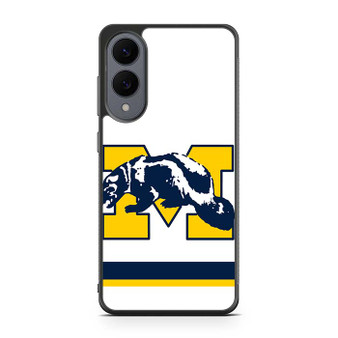 Michigan Wolverines 1 Samsung Galaxy S25 Edge Case