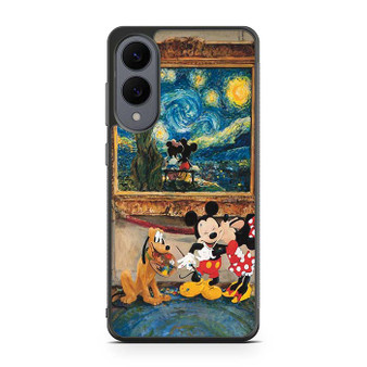 Mickey Mouse and the dog Samsung Galaxy S25 Edge Case