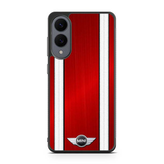 Mini Cooper Red Polished Samsung Galaxy S25 Edge Case
