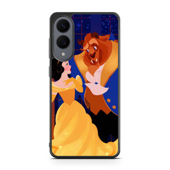 Mix Disney beast and snow white Samsung Galaxy S25 Edge Case