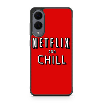 Netflix And Chill Samsung Galaxy S25 Edge Case