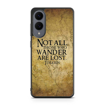 Not all who wander are lost tolkien quotes Samsung Galaxy S25 Edge Case