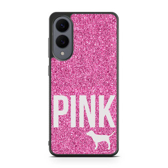 Pink Glitter Victoria's Secret Samsung Galaxy S25 Edge Case