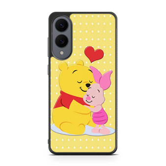 Pooh And Piglet Hugging Samsung Galaxy S25 Edge Case