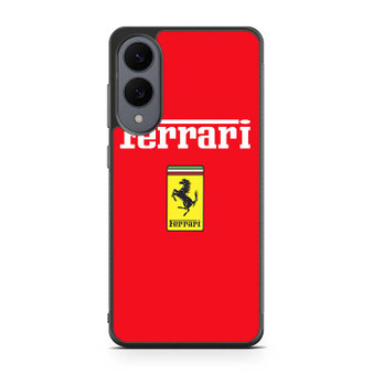 Red Ferrari Samsung Galaxy S25 Edge Case