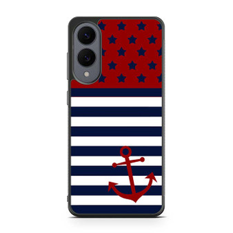 reverse american flag anchor Samsung Galaxy S25 Edge Case