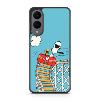 Snoopy rollercoaster Samsung Galaxy S25 Edge Case