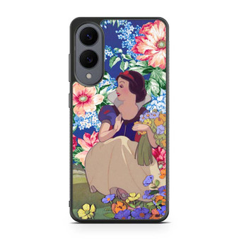 Snow White Floral Forest Samsung Galaxy S25 Edge Case