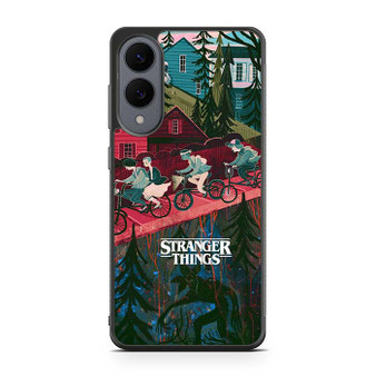 Stranger Things Art Poster Samsung Galaxy S25 Edge Case