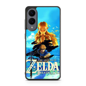 The Legend of Zelda Breath of the Wild Link and Zelda Samsung Galaxy S25 Edge Case