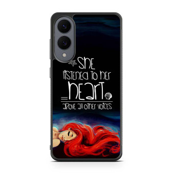 The Little Mermaid Listened Her Heart Samsung Galaxy S25 Edge Case