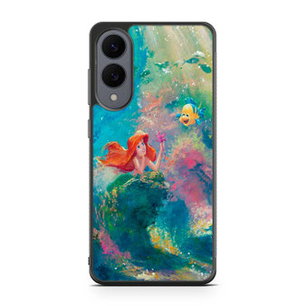 the little mermaid painting Samsung Galaxy S25 Edge Case
