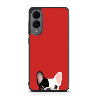Watching French Bulldog 2 Samsung Galaxy S25 Edge Case