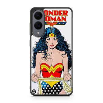 Wonder Woman Comic Cover Samsung Galaxy S25 Edge Case