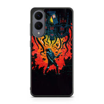 Stranger Things Eddie Munson Playing Guitar Samsung Galaxy S25 Edge Case