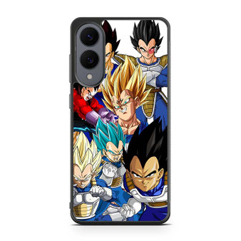 Vegeta Dragon Ball Collage Samsung Galaxy S25 Edge Case