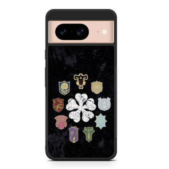 Black Clover Logos Pixel 8 Case