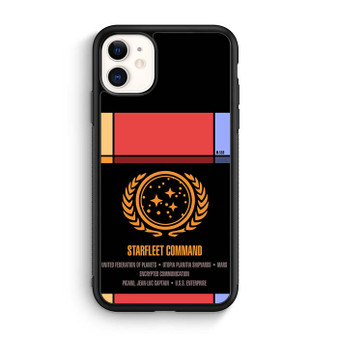 Starfleet commander star trek iPhone 12 Case