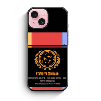 Starfleet commander star trek iPhone 15 Case
