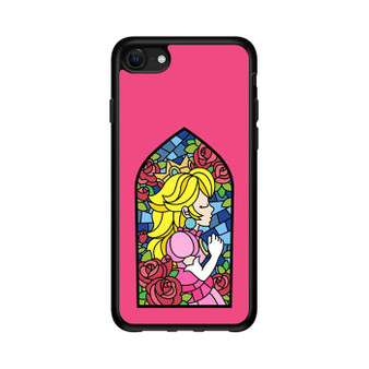 Princess peach stained glass iPhone 16e Case