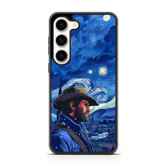 Red Dead Redemption II Arthur Starry Night Samsung Galaxy S23 Case