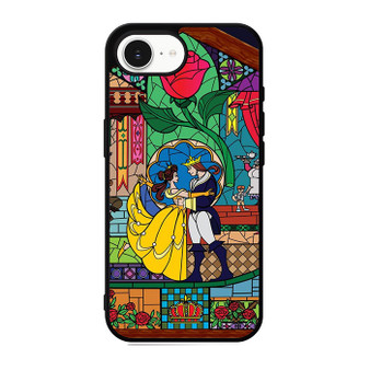 belle and beast prince stained glass iPhone 17e Case