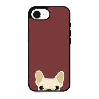 Cute French Bulldog Dark Red iPhone 17e Case